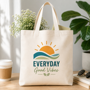 100 Everyday Cotton Tote Bag For $299 Deal