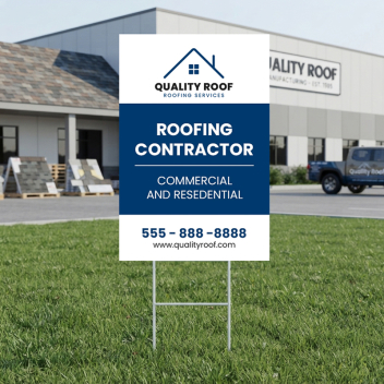 Custom 36" X 24" Vertical Yard Signs