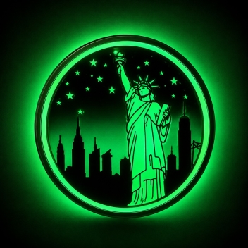 Glow In The Dark Badge