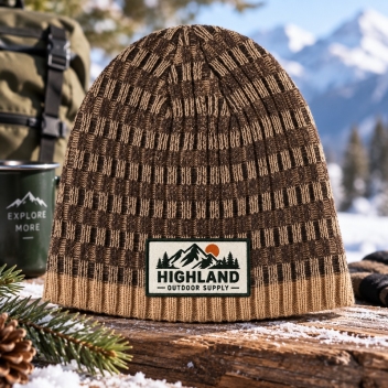 Grid Knit Beanie