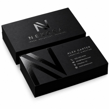Embossed Gloss Business Cards