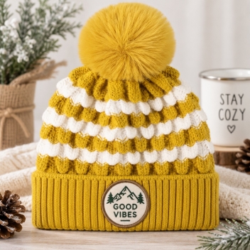 Bauble Sunday Angora Yarn Beanies