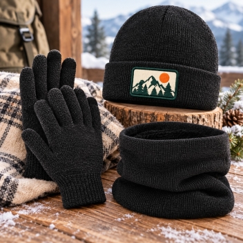 Beguiling Acrylic Fiber Gloves Set