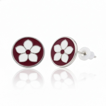 Soft Enamel Metal Earrings