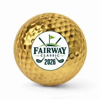 Metallic Golf Balls