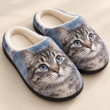 Custom Plush House Slippers