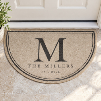 Custom Semi-circle Floor Mats