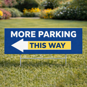 Custom 6" X 18" Yard Signs