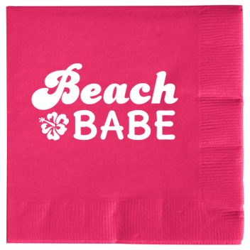 Summer Beach Babe 2ply Economy Beverage Napkins Style 135843