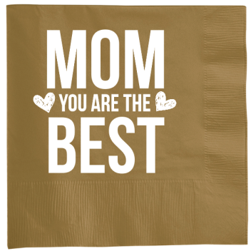 Mother Day Best Mom You Are 2ply Economy Beverage Napkins Style 105813