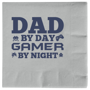 Happy Fathers Day Dad Gamer By Night 2ply Economy Beverage Napkins Style 135136