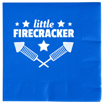 Fourth Of July Firecracker Little 2ply Economy Beverage Napkins Style 136556