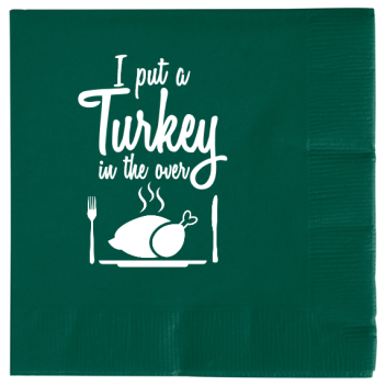 Thanksgiving Put Turkey The Over 2ply Economy Beverage Napkins Style 114115