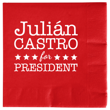 Julian Castro Julin President For 2ply Economy Beverage Napkins Style 109627