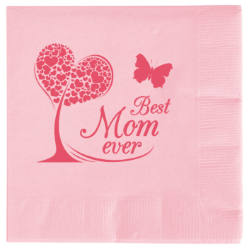 Mother Day Mom Best Ever 2ply Economy Beverage Napkins Style 105397