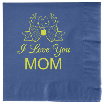 Mother Day Mom I Love You 2ply Economy Beverage Napkins Style 105396