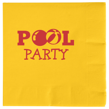 Pool Party 2ply Economy Beverage Napkins Style 107125