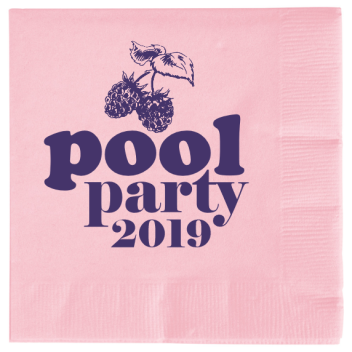 Pool Party 2019 2ply Economy Beverage Napkins Style 107091