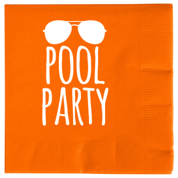 Pool Party 2ply Economy Beverage Napkins Style 105977