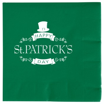 Saint Patricks Day 2ply Economy Beverage Napkins Style 102088