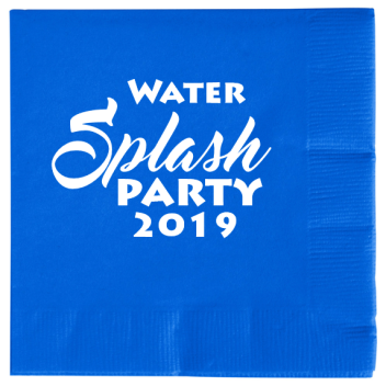 Pool Party Splash Water 2019 2ply Economy Beverage Napkins Style 107077