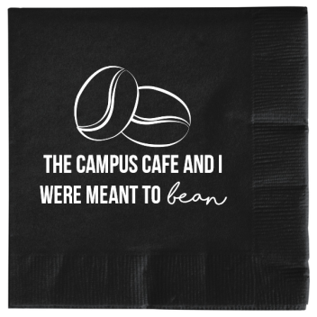 Back To School The Campus Cafe And I Were Meant Bean 2ply Economy Beverage Napkins Style 111602