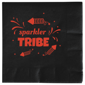 Fourth Of July Tribe Sparkler 2ply Economy Beverage Napkins Style 137028