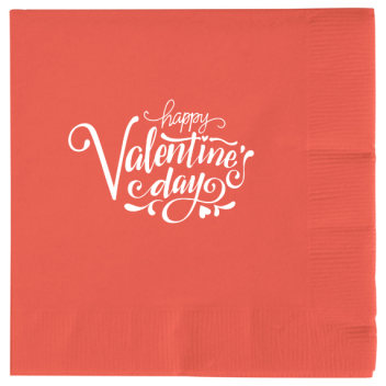 Valentines 2ply Economy Beverage Napkins Style 115429