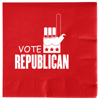 Political Vote Republican 2ply Economy Beverage Napkins Style 112704