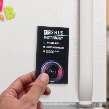 3.5"x2" Business Card Magnets -  Square Corner