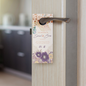 3.5 X 8.5 Inch Full Color Door Hanger