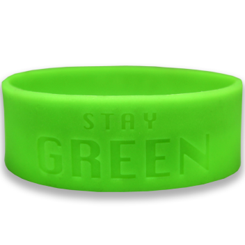 3/4 Inch Debossed Wristbands