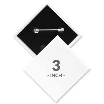 3 X 3 Inch Diamond Custom Buttons