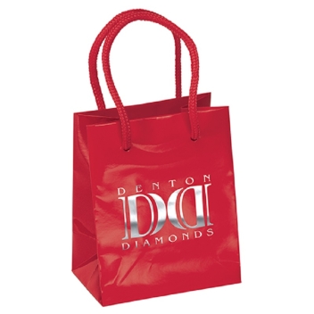 4.5 X 5.5 Inch Jewel Gloss Foil Hot Stamp Paper Bags