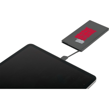 4000 Mah Cable Keeper Power Bank With Type-c Tip