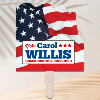 Flag Hand Fans