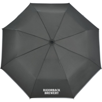 48&quot; Rpet Umbrella W/ Reflective Trim