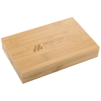 4 Piece Bamboo Wine Gift Set
