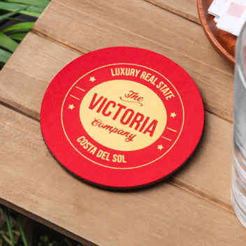 4 Inch Round Foam Coasters