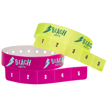 5-tab Vinyl Wristbands