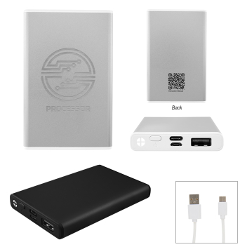 5000 Mah Rabs & Aluminum Power Bank