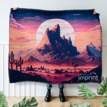 50" X 60" Custom Woven Throw Blanket