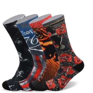 Full Color Tube Crew Socks