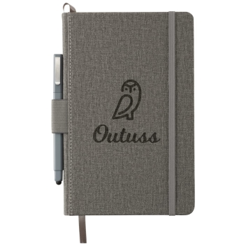5.5" X 8.5" Fsc® Mix Heathered Hard Bound Journal