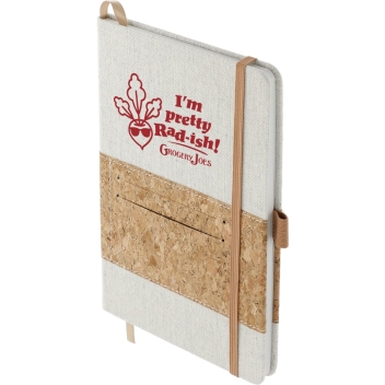 5.5&quot; X 8.5&quot; Fsc&#174; Mix Recycled Cotton Cork Notebook