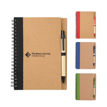 5&quot; X 7&quot; Fsc&#174; Mix Eco Spiral Notebook With Pen
