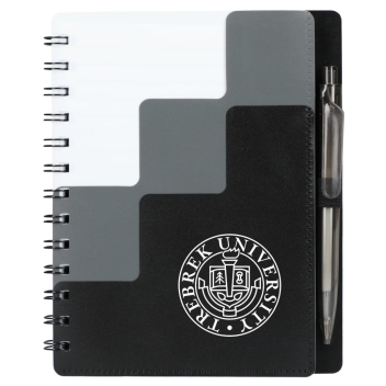 5&quot; X 7&quot; Recycled Pace Spiral Notebook W Pen