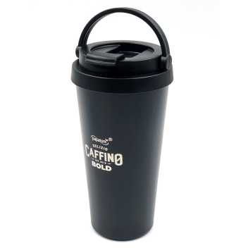 17 Oz. Laser Engraved Travel Coffee Tumblers With Handle