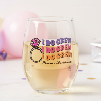 9 Oz. Libbey&reg; Stemless Wine Glasses - Full Color