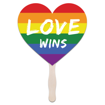 Custom Lgbtq Pride Hand Fans